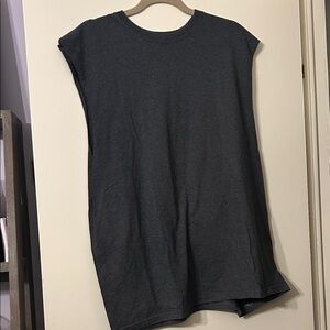 Charcoal Gray mens sleeveless